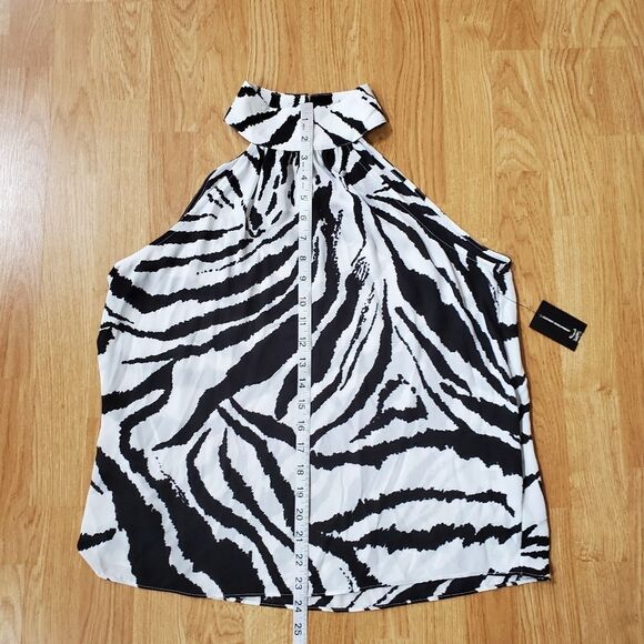 Inc International Concepts Printed Sleeveless Mock-Neck Top sz Med - Picture 10 of 14